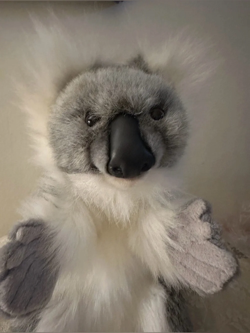 HANSA Koala Puppet With Tags 1999 label #4030 VINTAGE